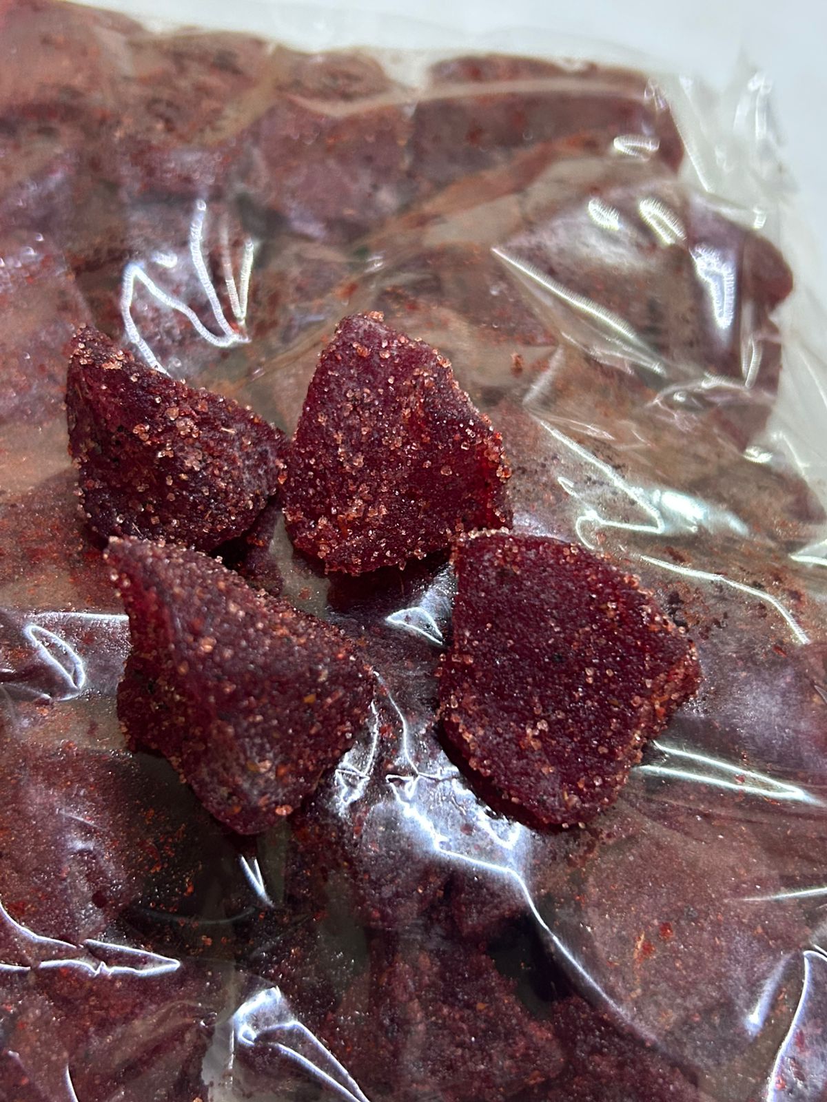 Gomitas de Grenetina Sabor Sandía Enchilada - Bolsa 100g